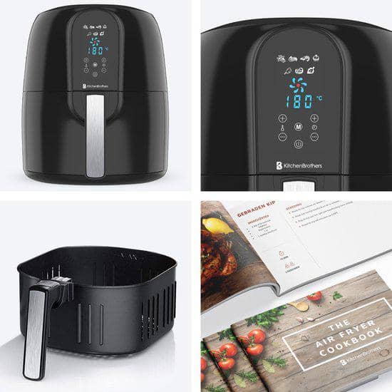 AIR FRYER DECAKILA A AIR DIGITAL 2PIECES 2,2LITRES NOIR KEEC035B