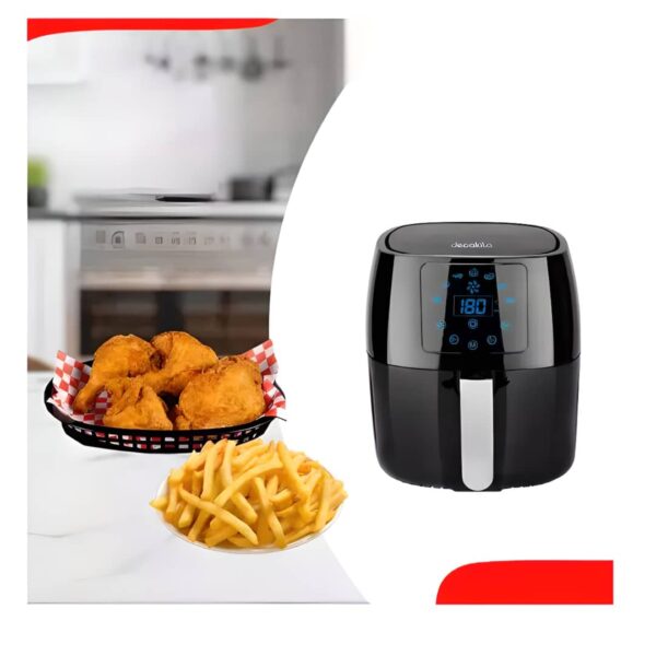 AIR FRYER DECAKILA A AIR DIGITALE 2PIECES 4,5LITRES NOIR KEEC039B
